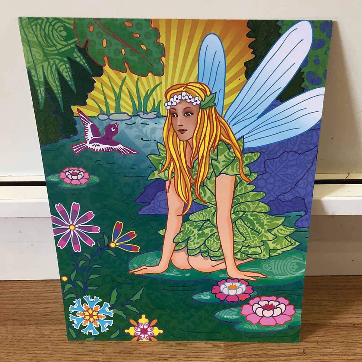 Fairy Etch Art Piece