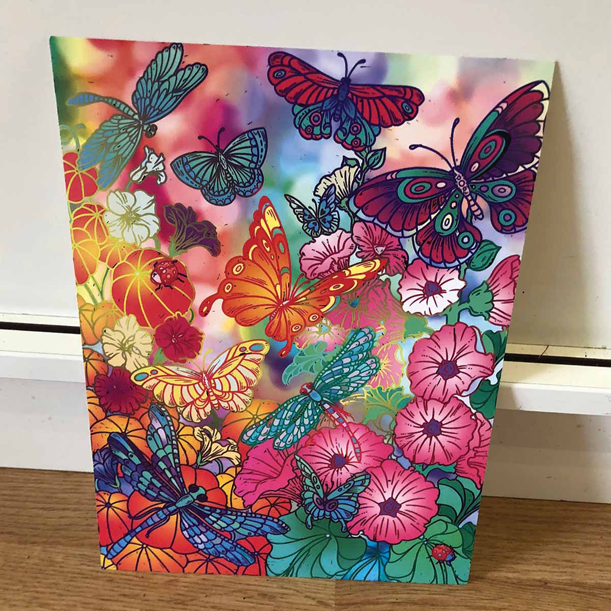 Japanese Butterfly Etch Art Piece Chooze