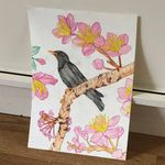 Blackbird-Watercolour-art-piece_1