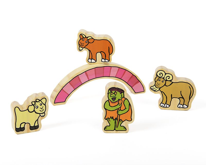 The Billy Goats Gruff Wooden Characters - Chooze – The Seriously Good ...