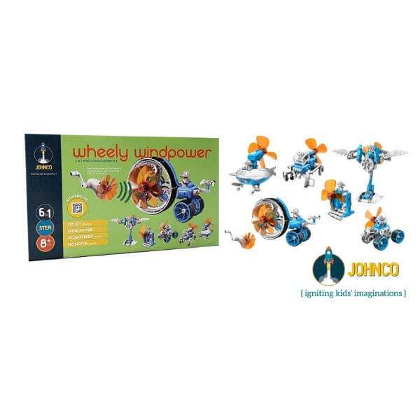 Johnco- Wheely Windpower 6 in 1 Wind powered robot - Chooze – The ...